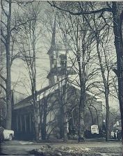 old photo of the North Benton Presbyterian Church
